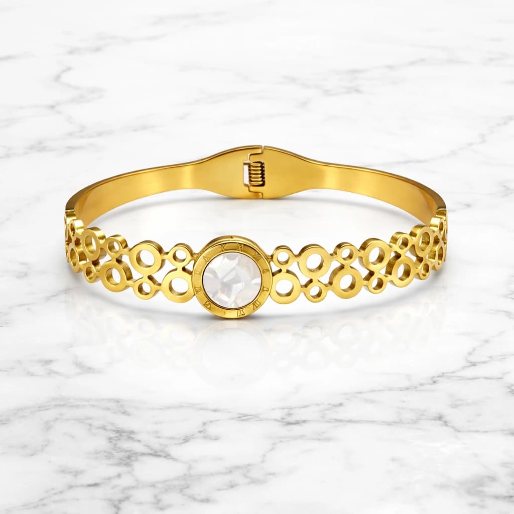 Aurelia Halo Link Statement Bracelet