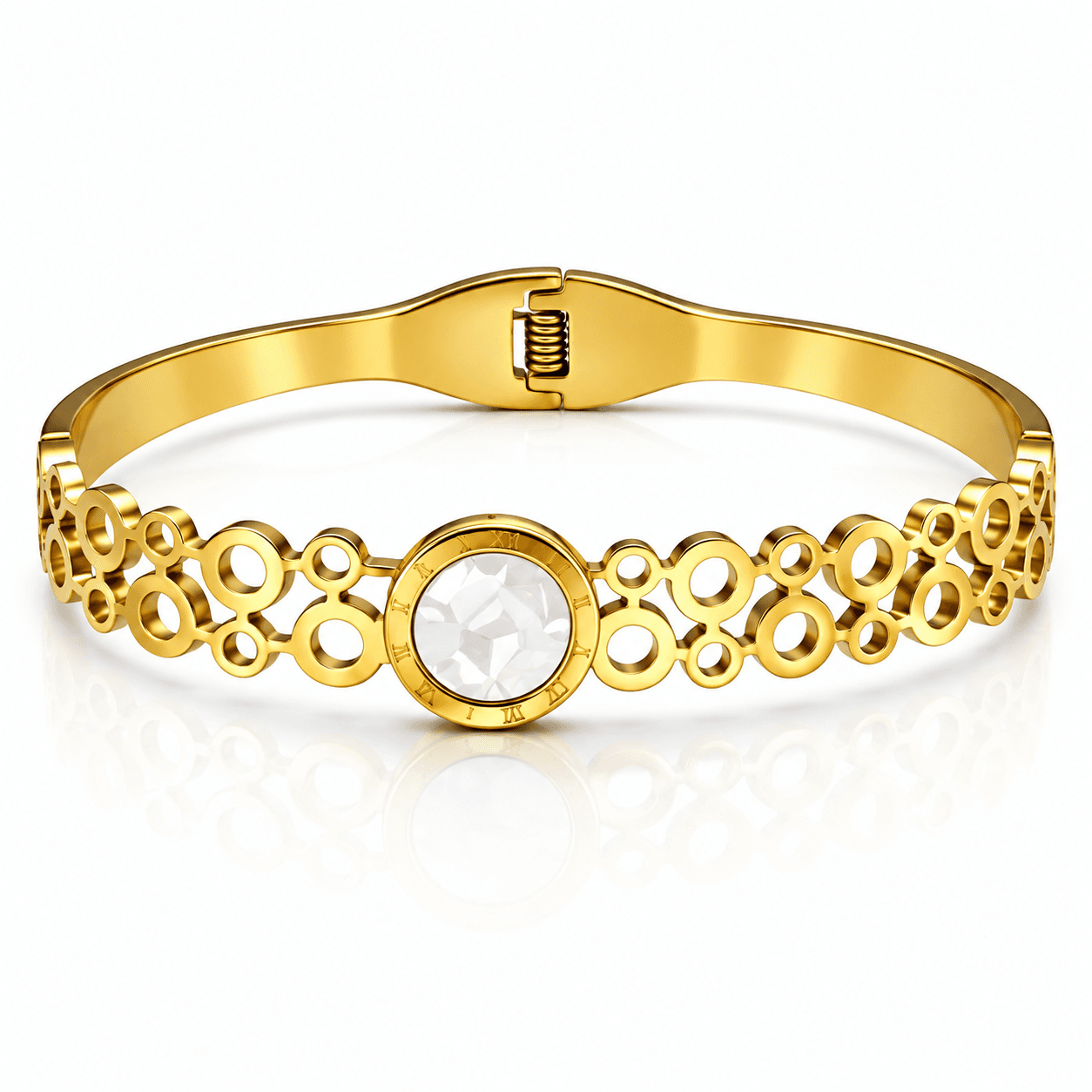 Aurelia Halo Link Statement Bracelet β alternate view