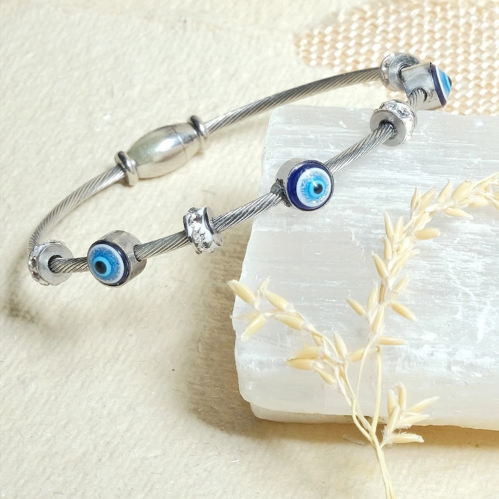 Aurelia Evil Eye Charm Bracelet β alternate view