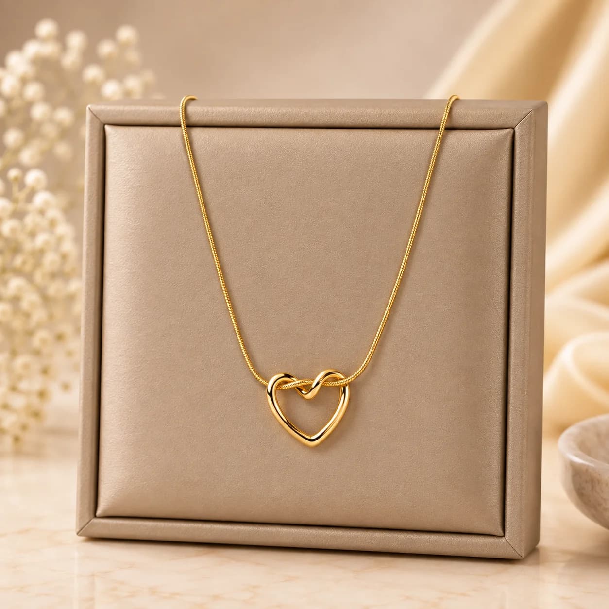 Celeste Infinity Heart Necklace